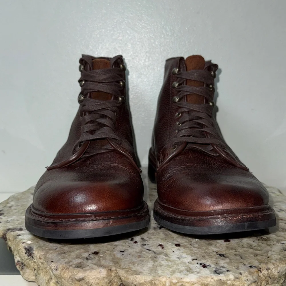 Allen Edmonds Higgins Mill Weatherproof Mens Boot Burgundy Chromexcel Leather 9